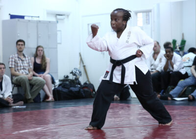 Shamiso taking her 2nd Duan Black Belt grading