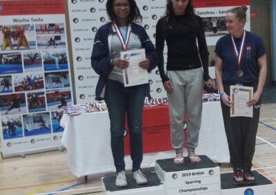 SSK fighter winning Gold on podium