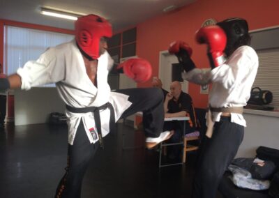Sparring in grading