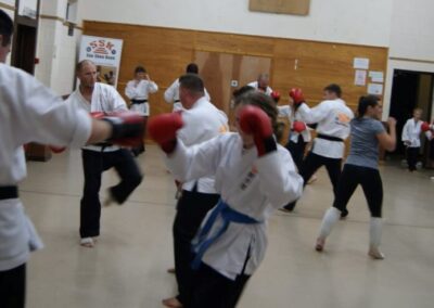 chinese kickboxing in class in North Wales